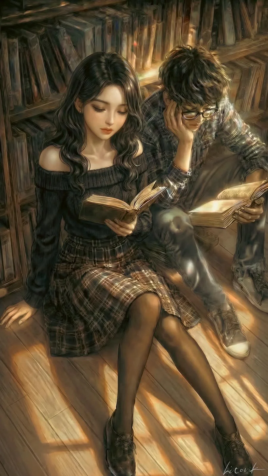 Dual Access to the Book Universe / Phone Wallpaper Archives picture 1 of 1