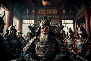 A visit by the Old Asian Kings, Emperors'