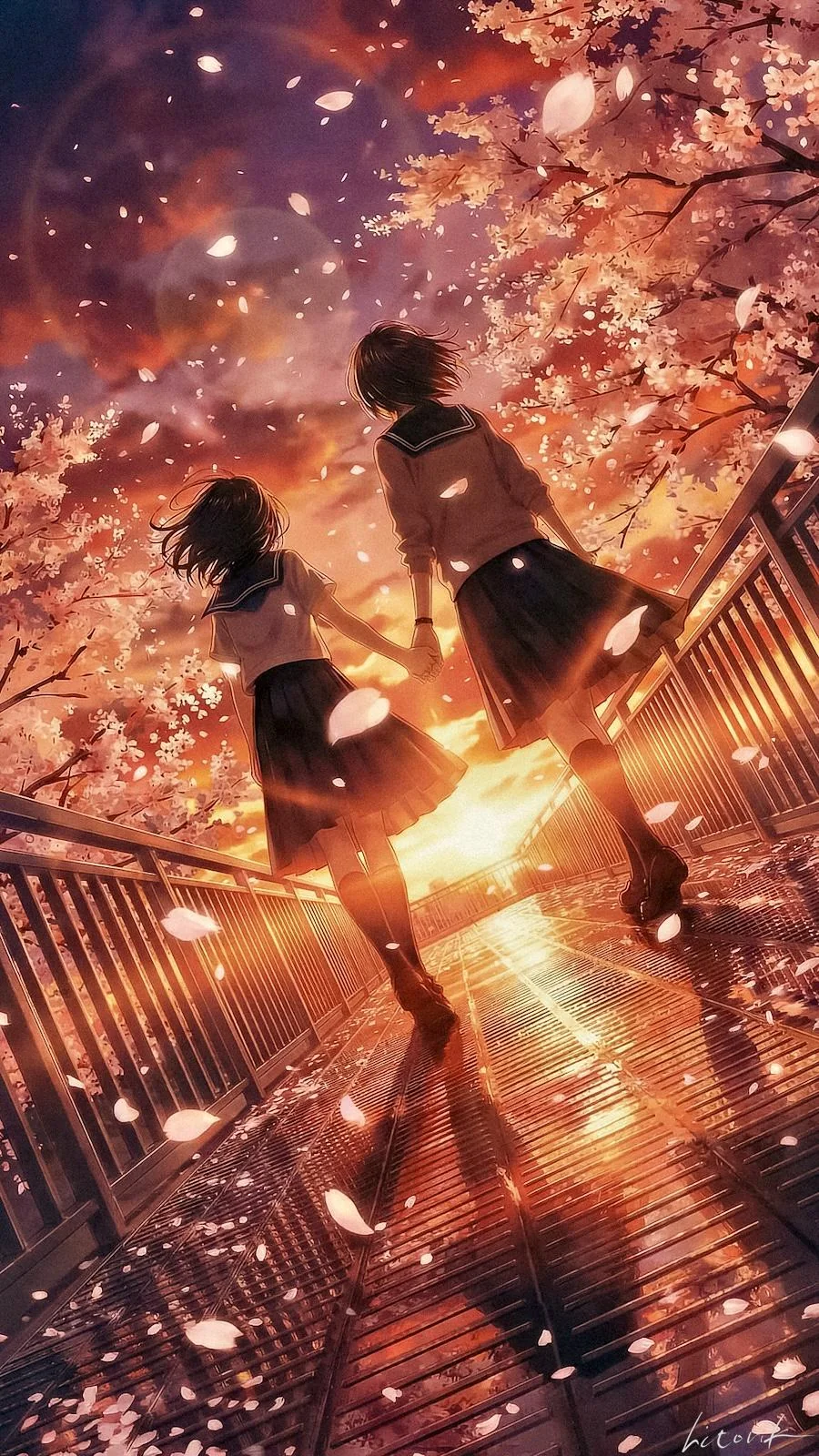 The Last Walk Home in School Uniform / Phone Wallpaper Archives picture 1 of 1