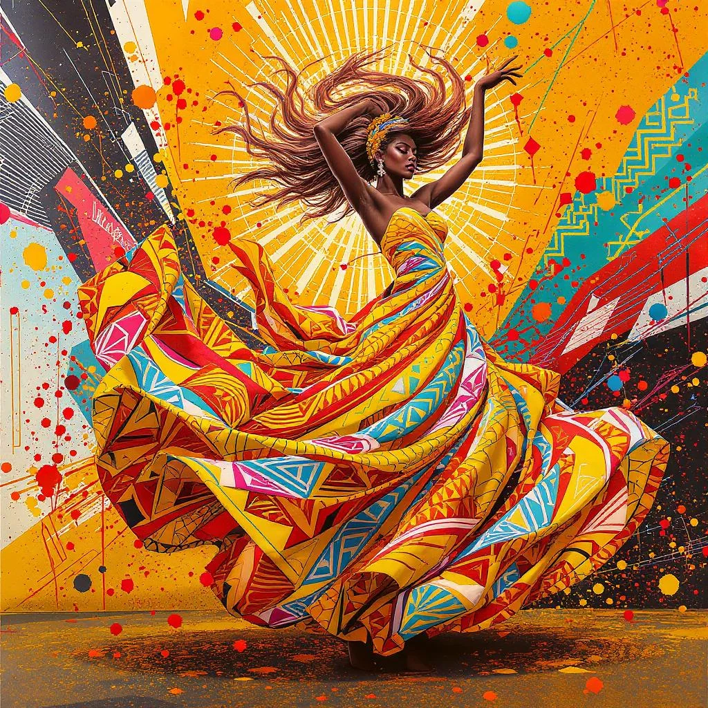 Trying to capture pure movement and color in a single frame (AI assisted) picture 1 of 1