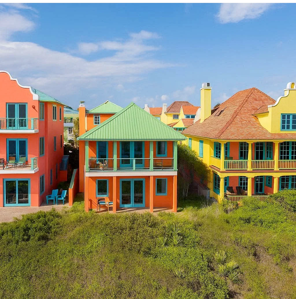 The same housing neighborhood across the multiverse. One of the versions is on fire. picture 8 of 8