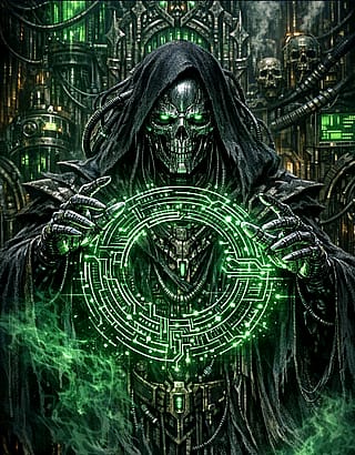 The final boss of my Shadowrun campaign: The Cyber Lich'