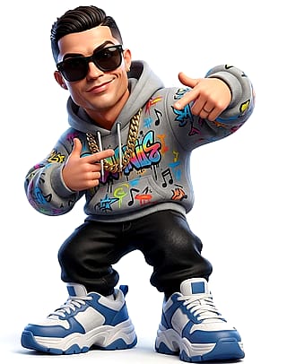 3D Rap Cartoon Character [Prompt] 👇'