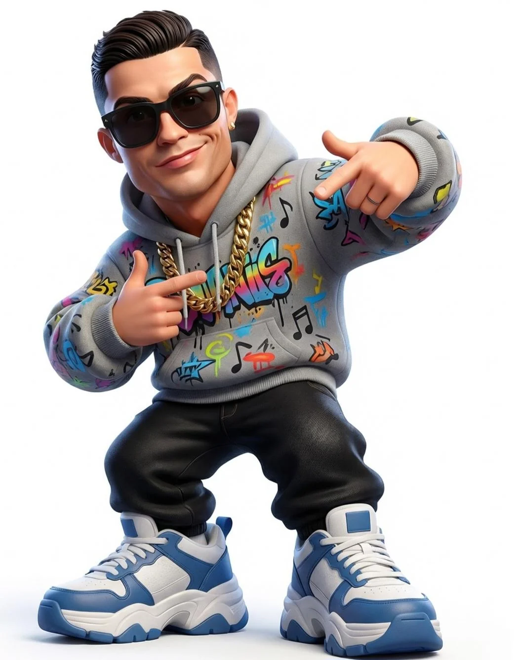 3D Rap Cartoon Character [Prompt] 👇 picture 1 of 2