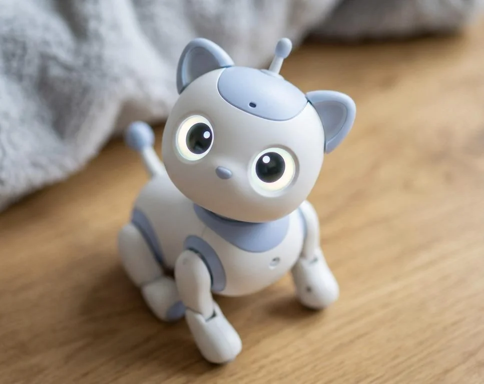 A cute little AI robot companion I generated Experimenting with friendly aesthetics !🤖 picture 1 of 1