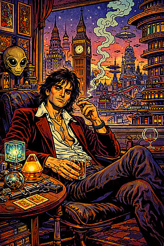 Jerry Cornelius - Chronicles of Amber vibes'