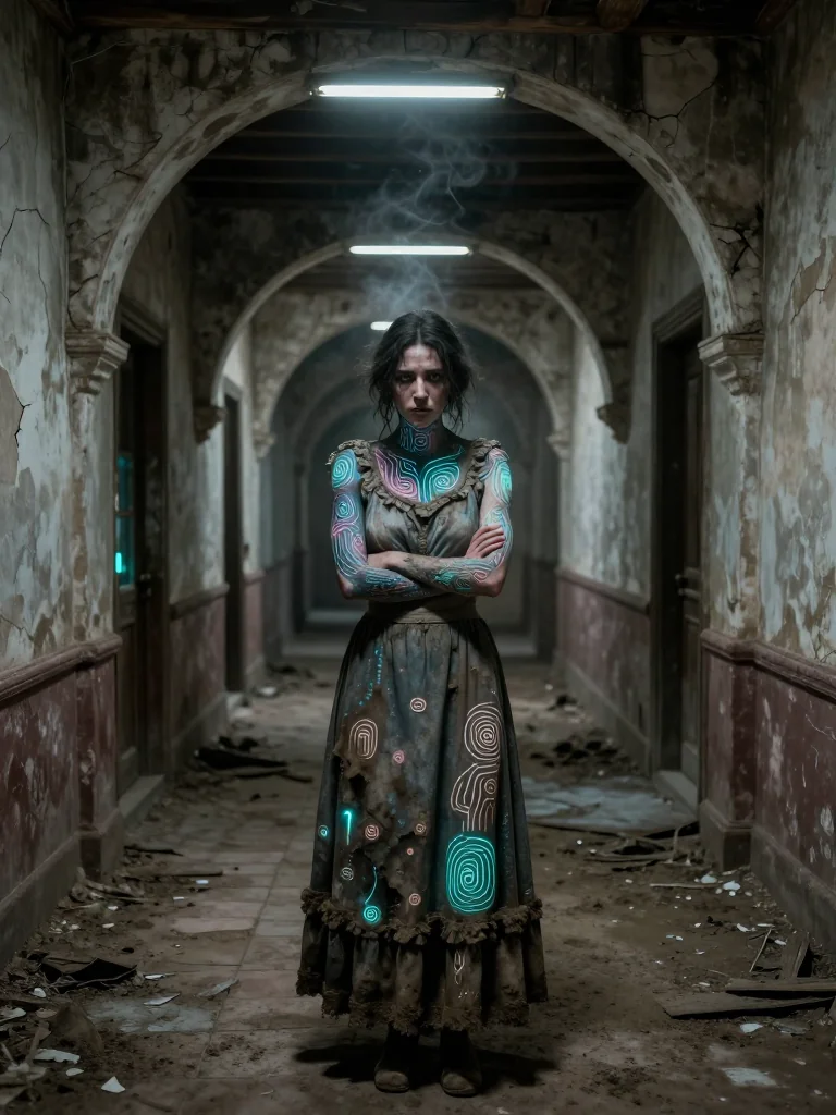 Silicon soul amidst worn walls picture 1 of 1