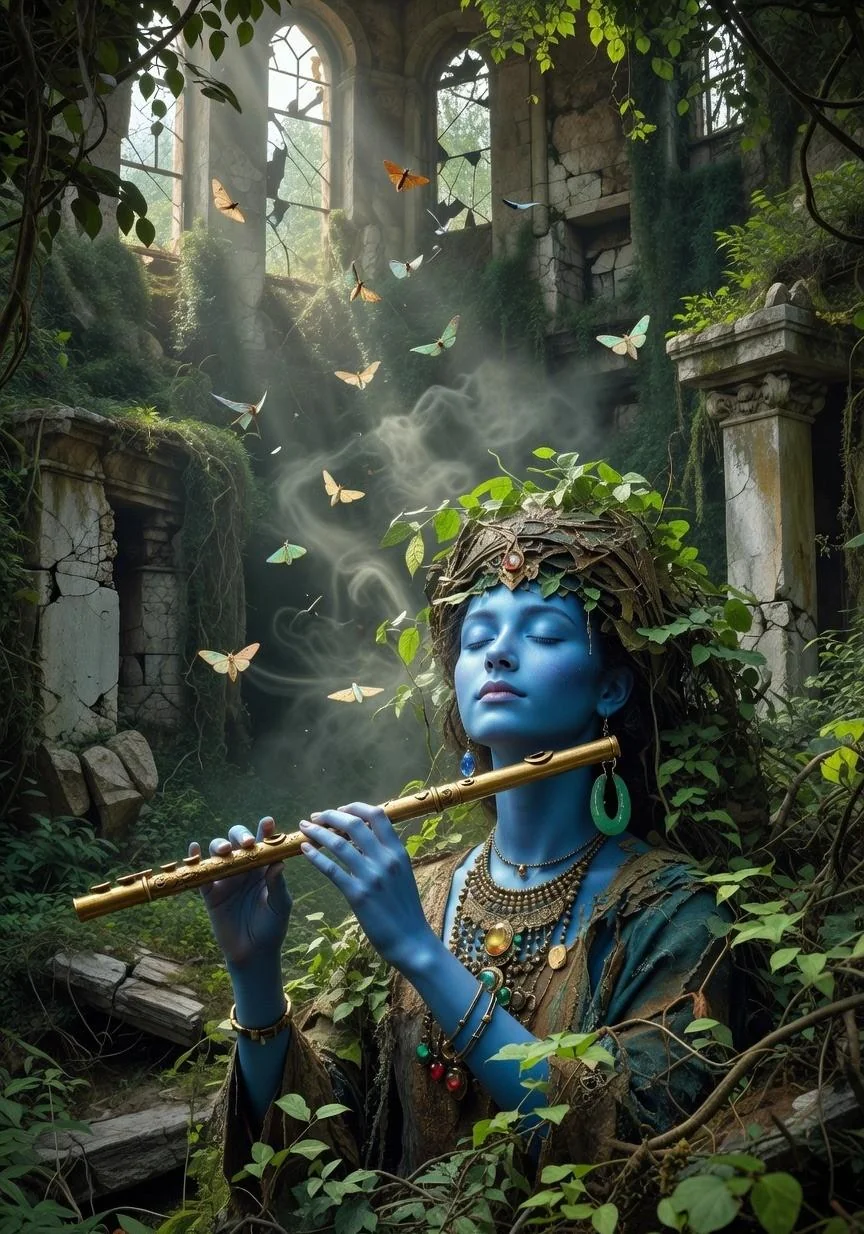 “Lost temple melodies — where nature listens and time forgets.” picture 1 of 2