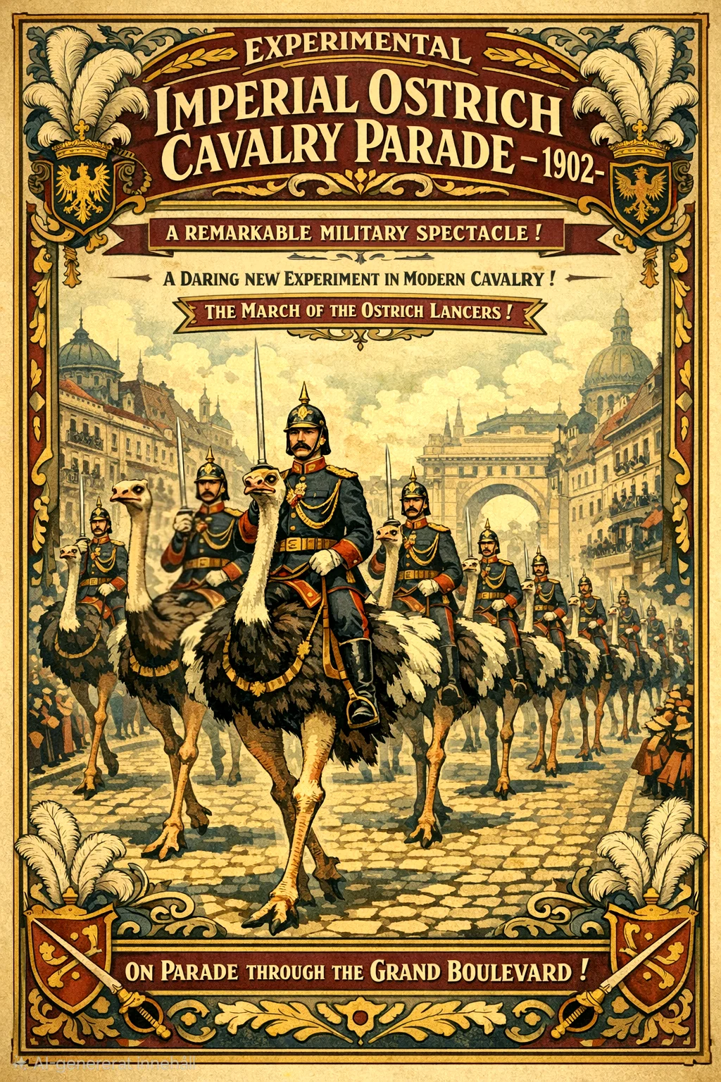 The Imperial Ostrich Cavalry picture 1 of 1