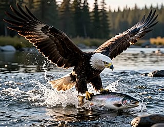 Golden Strike At The River'