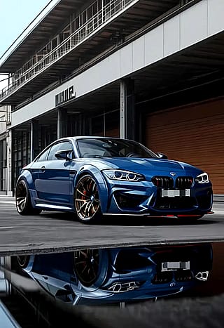 Image-PixAI My own artwork, custom BMW.'