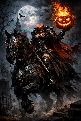 Headless Horsewoman 1 & 2 (GPT & Flux)'