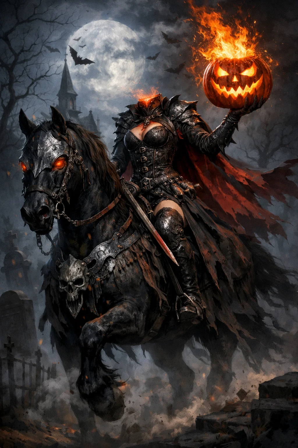 Headless Horsewoman 1 & 2 (GPT & Flux) picture 1 of 2