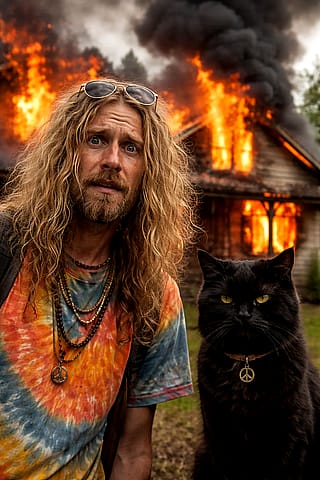 You didn't have to set the house on fire'