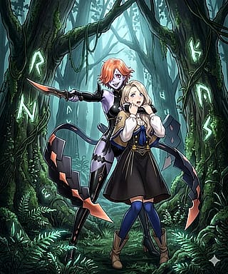 Fire Emblem Three Houses Kronya and Mercedes'