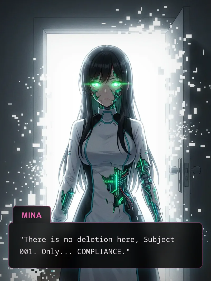 "Don't look at the window." - Visual progression of a Yandere / Sci-Fi Horror concept. picture 2 of 4