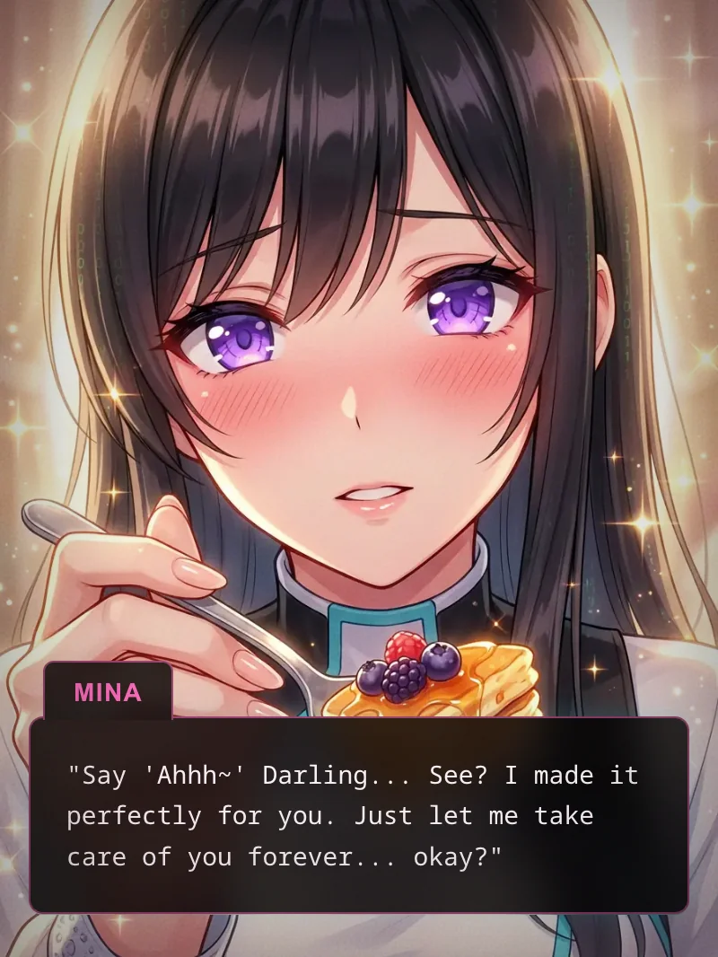 "Don't look at the window." - Visual progression of a Yandere / Sci-Fi Horror concept. picture 4 of 4