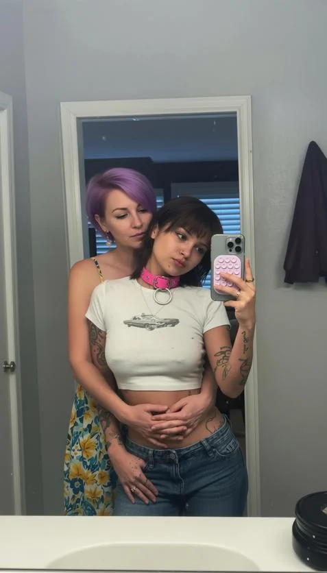 My gf and I as cartoon characters (original and ai art) picture 1 of 2