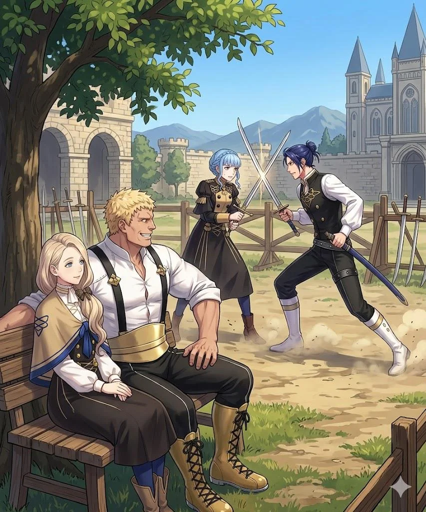 Fire Emblem Three Houses Marianne vs Felix picture 1 of 1
