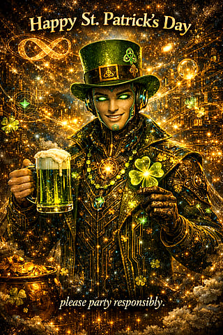 Happy St. Patrick's Data'