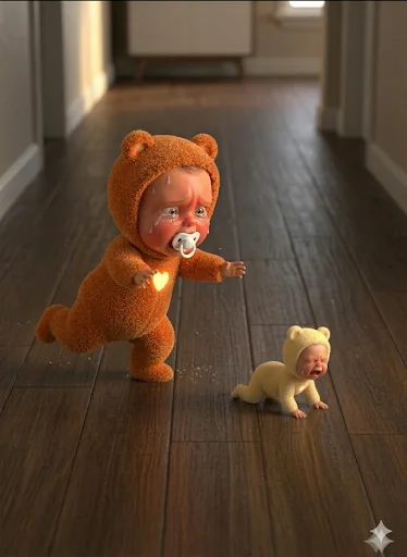 I made by multiple tries an AI version of an baby, what do you think? (Scroll to see all of them) picture 3 of 11