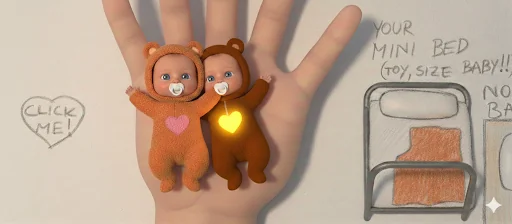 I made by multiple tries an AI version of an baby, what do you think? (Scroll to see all of them) picture 5 of 11