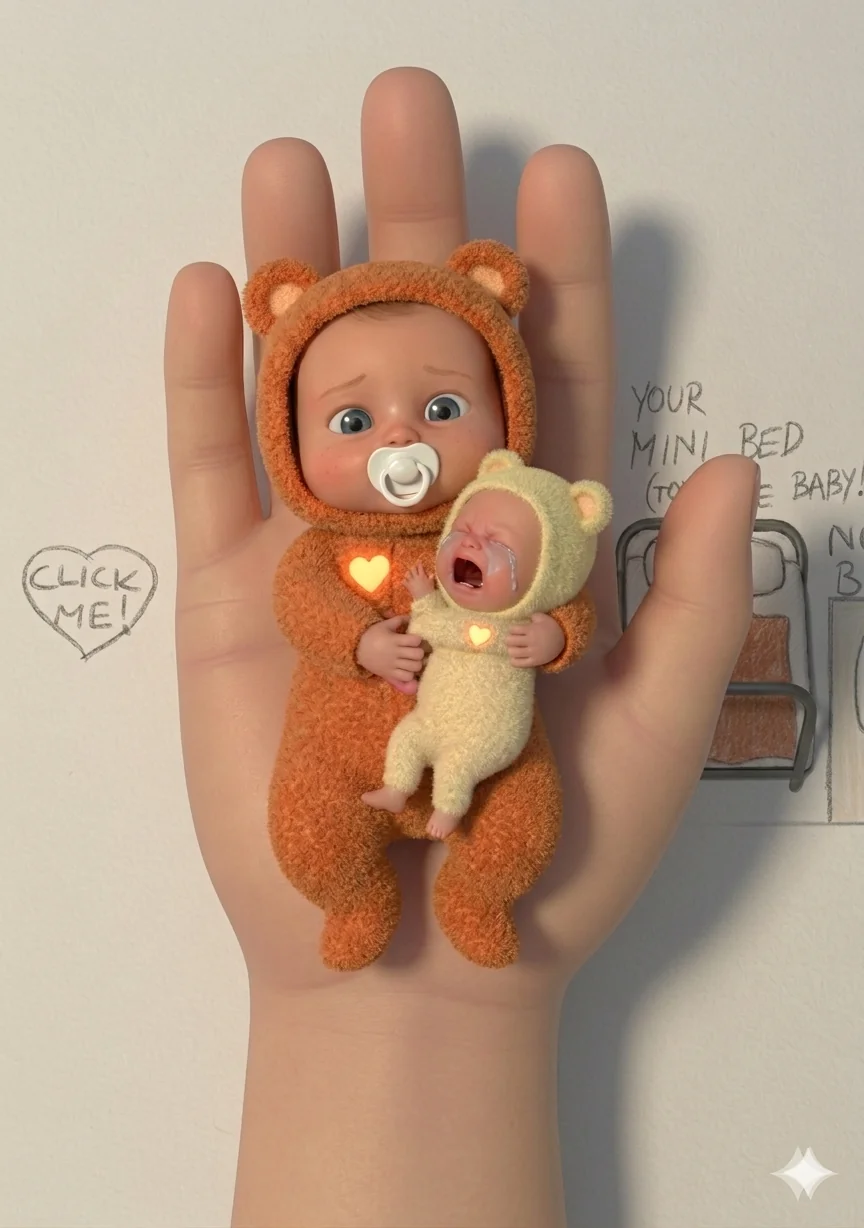 I made by multiple tries an AI version of an baby, what do you think? (Scroll to see all of them) picture 6 of 11