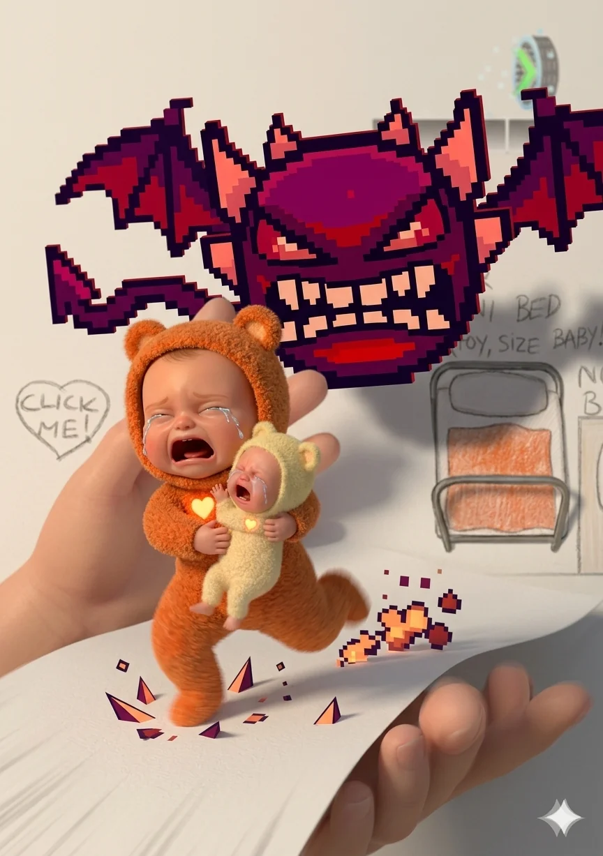 I made by multiple tries an AI version of an baby, what do you think? (Scroll to see all of them) picture 8 of 11