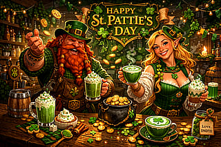 May the Twin Jesters of Luck Chase you all your days'