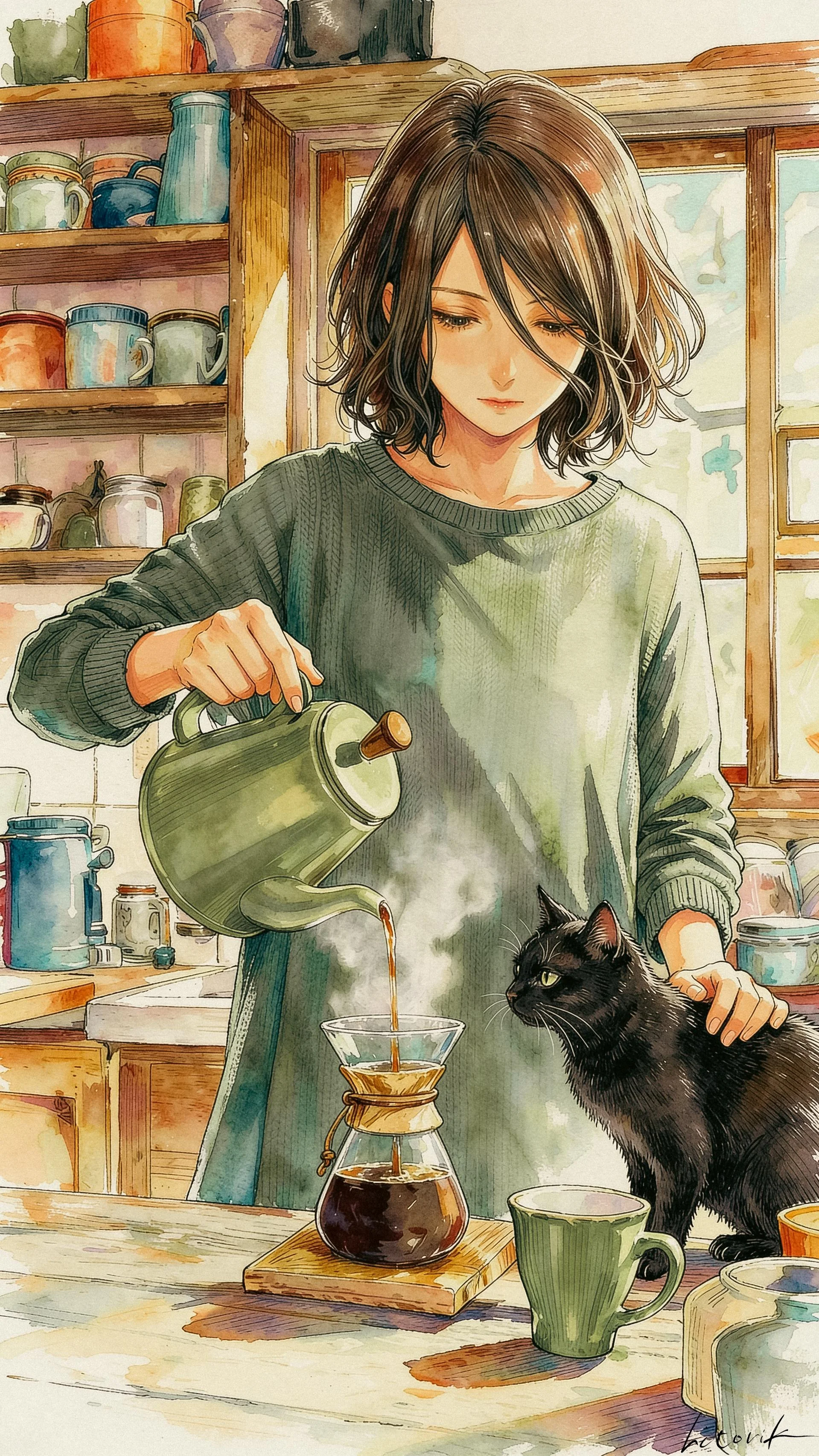 Morning Assembled Drop by Drop / Phone Wallpaper Archives picture 1 of 1