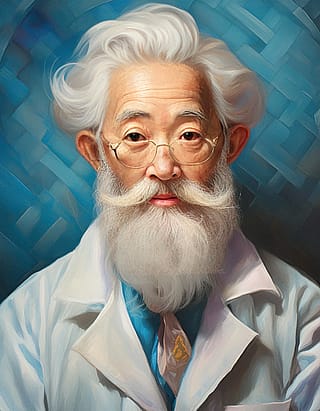 Wisdom in a Lab Coat #8'