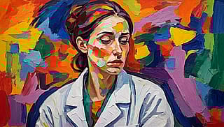 Lab Coat Painting #7'