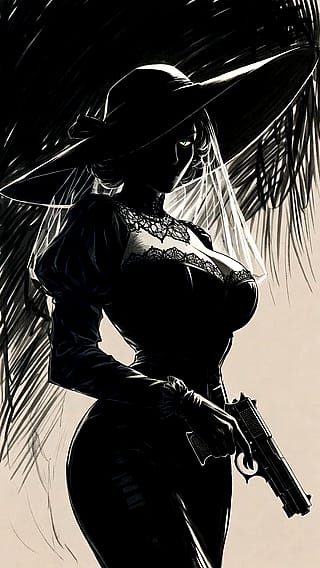Lady Nightshade - Villain in a pulp novel I'm working on'
