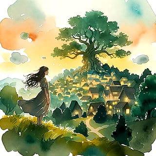 I generated this Ghibli landscape with one prompt and I can't stop making these'