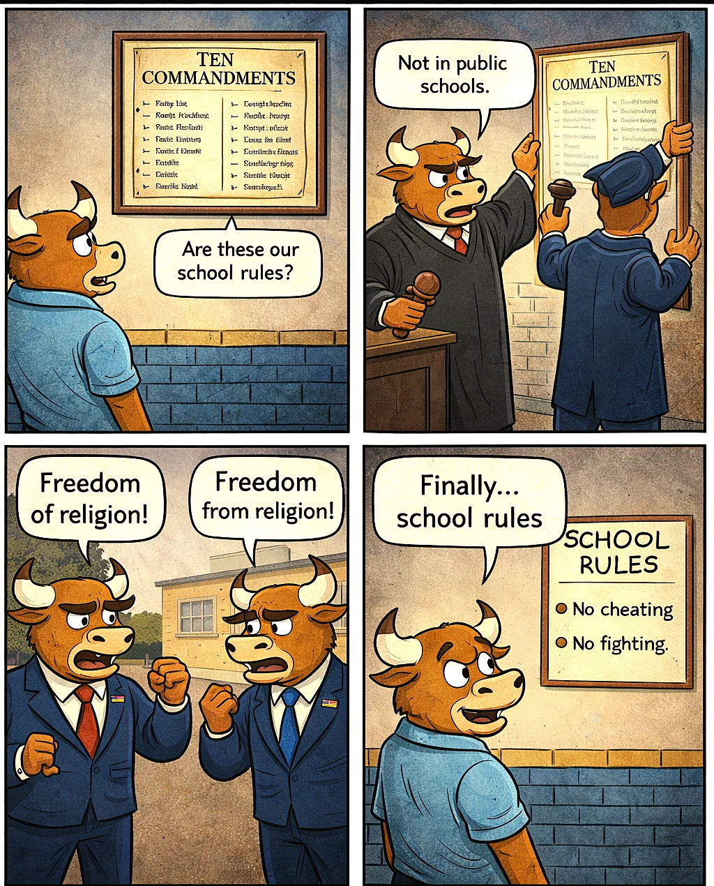 What Belongs on the School Wall?.... School Rules. picture 1 of 1