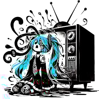 My girl was consumed by T.V. 😭'