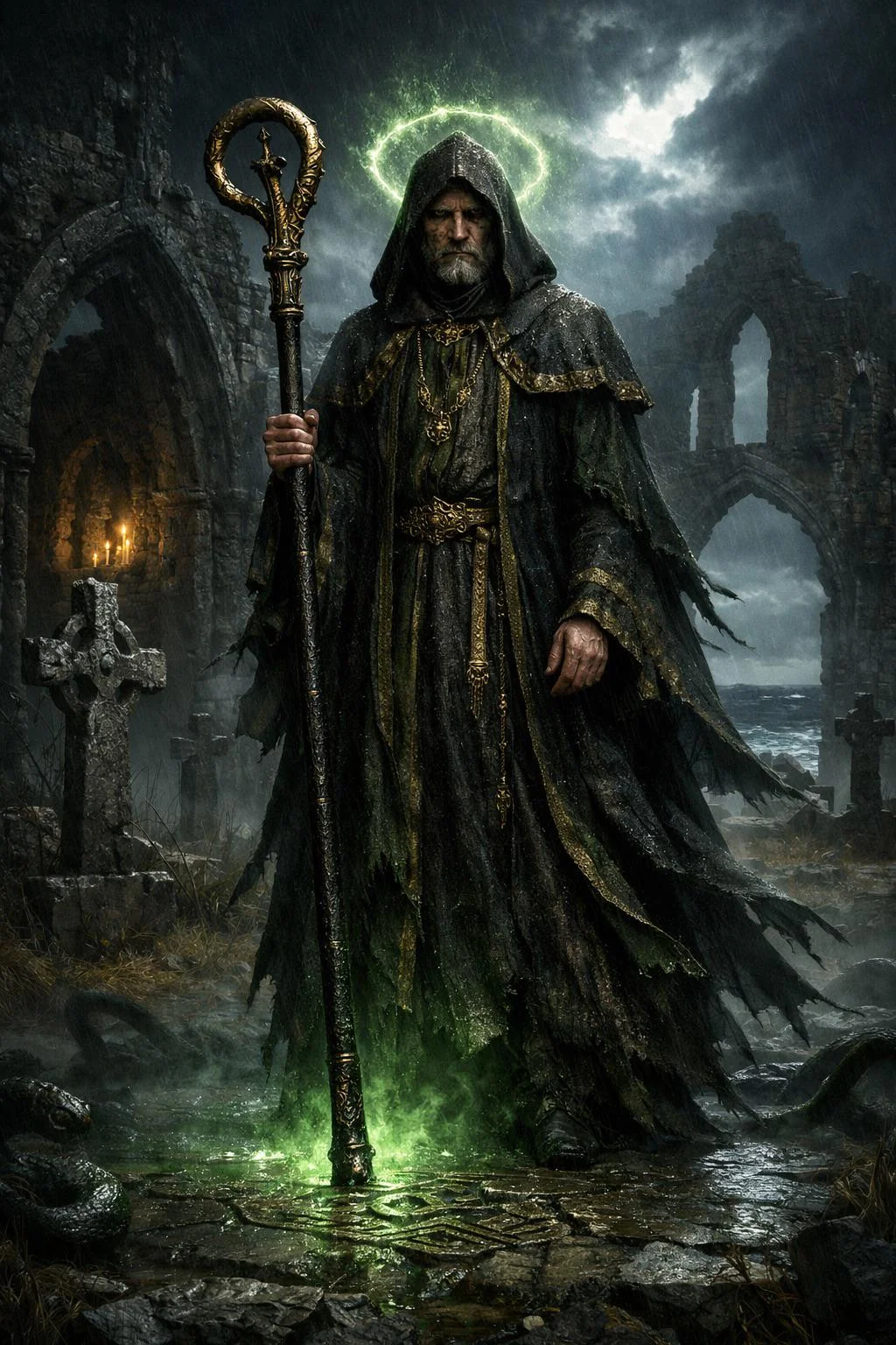 Saint Patrick, reimagined in sacred horror. picture 1 of 1