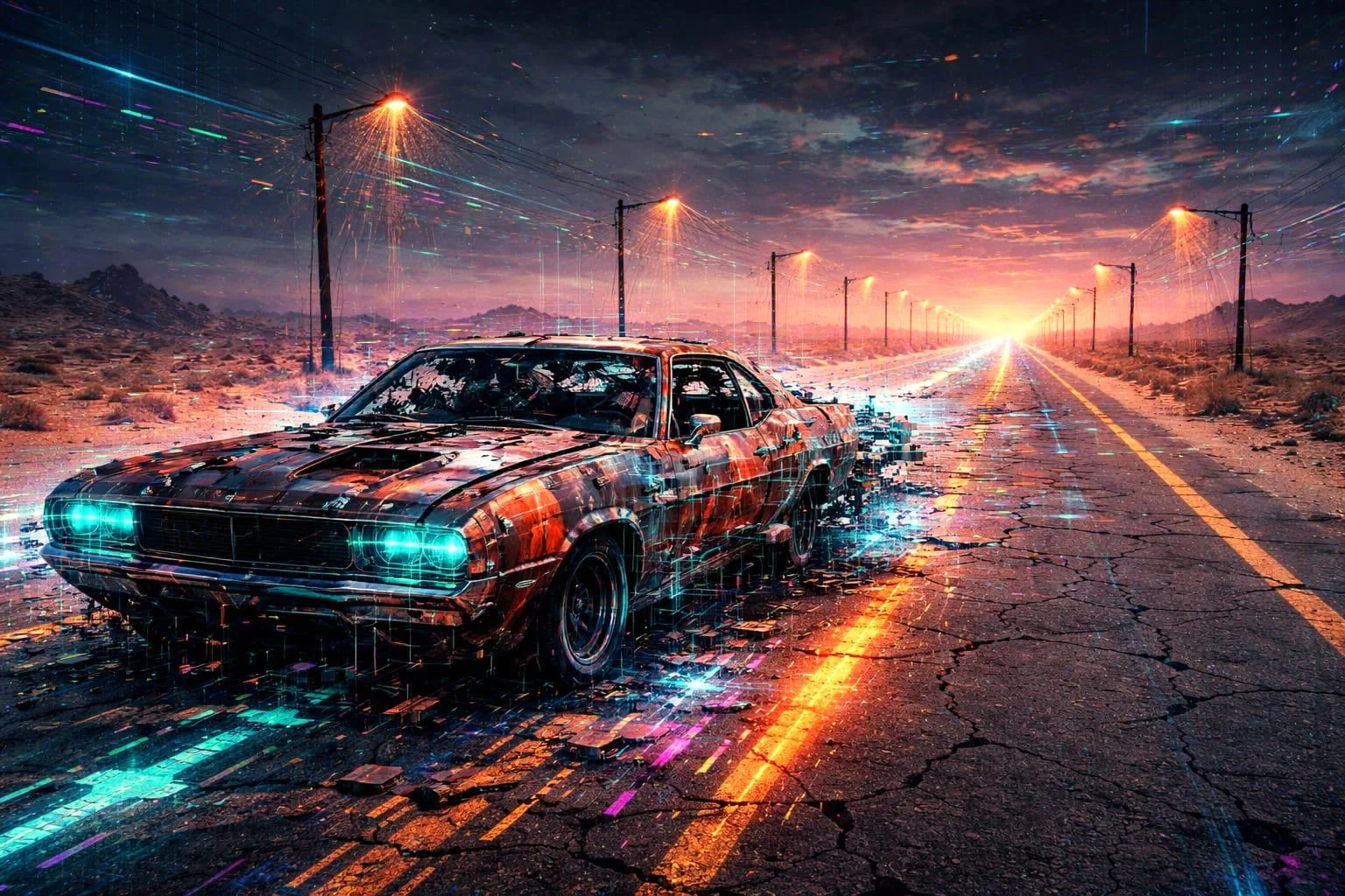 Glitched Wasteland Highway picture 1 of 1