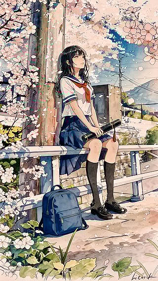 As Many Memories as There Are Blossoms / Phone Wallpaper Archives'