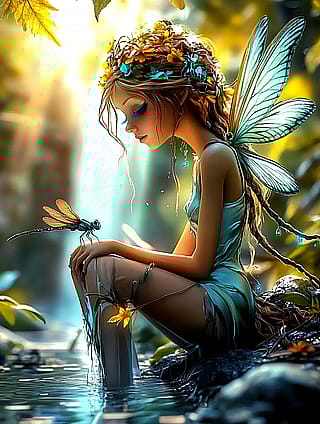 Naia, the blue fairy'