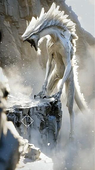 White Chrystal Animals Ainimation'