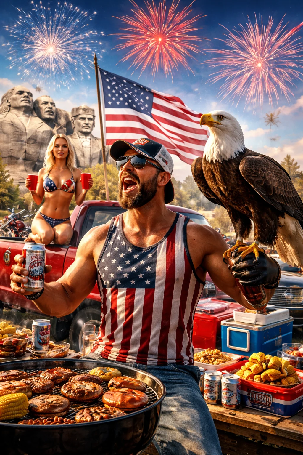 Asked ChatGPT to generate the most American model ever. Did not get disappointed. picture 1 of 1