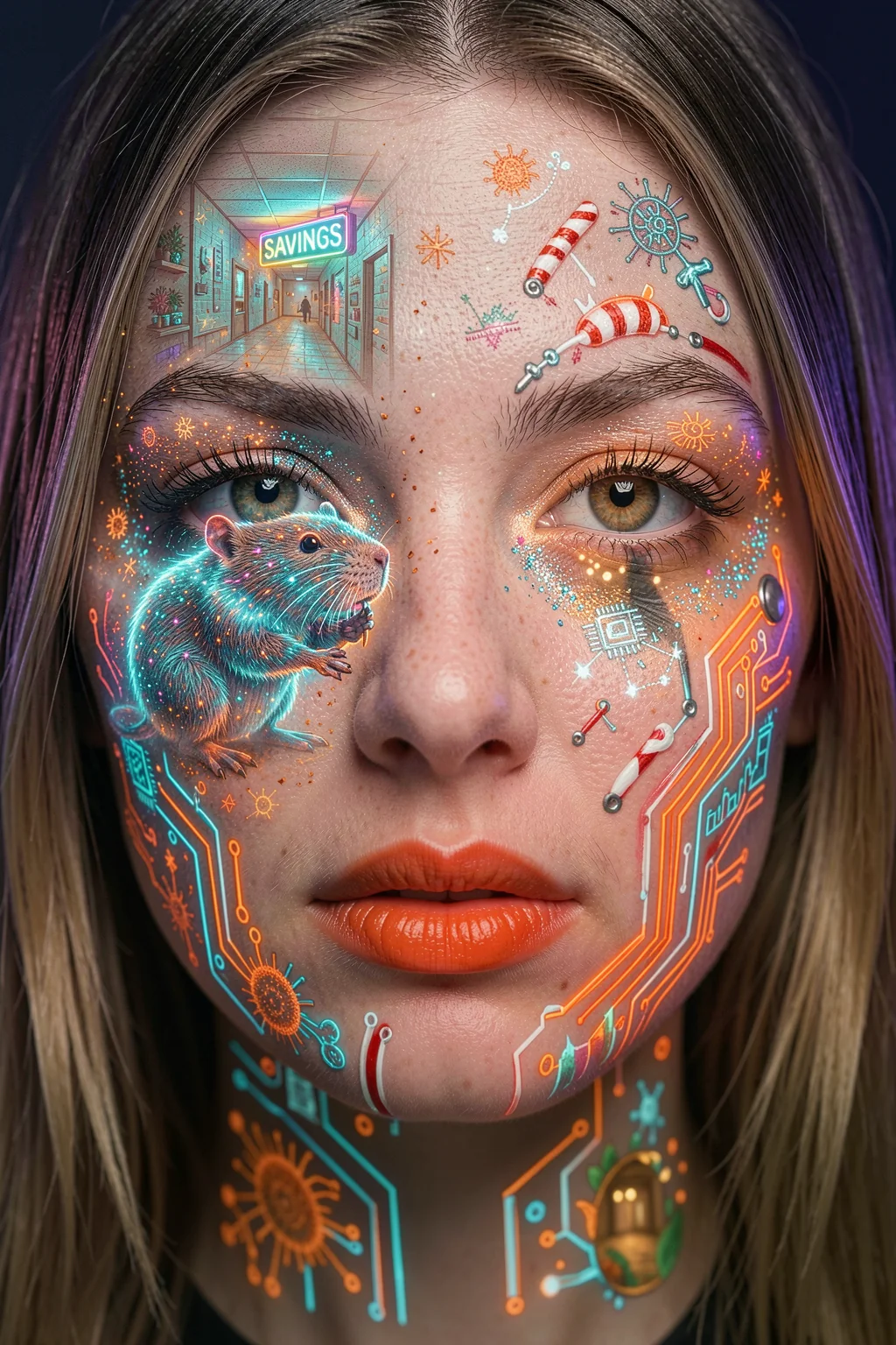 Sweet sparks on red lips picture 1 of 1