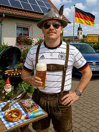I see you "most Aussi man ever" and I raise you the most German man ever'
