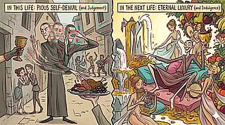 The ultra-religious are the biggest hedonists of all. Denying temporary earthly pleasure to ensure pleasure X infinity in the afterlife.'