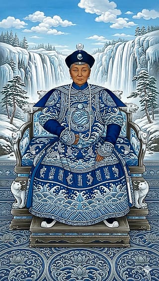 The Four Nations From Avatar: The Last Airbender in the style of Chinese Emperors'