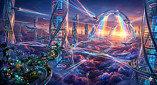 Aura of the Floating Sky-City'