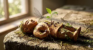 Aura of a Blooming Clay Figure'