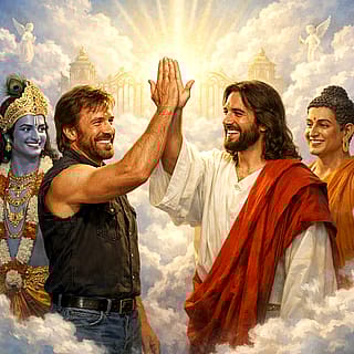 Chuck Norris made it!'