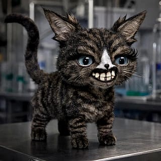 My current Mewgenics bloodline + Guilljotina'